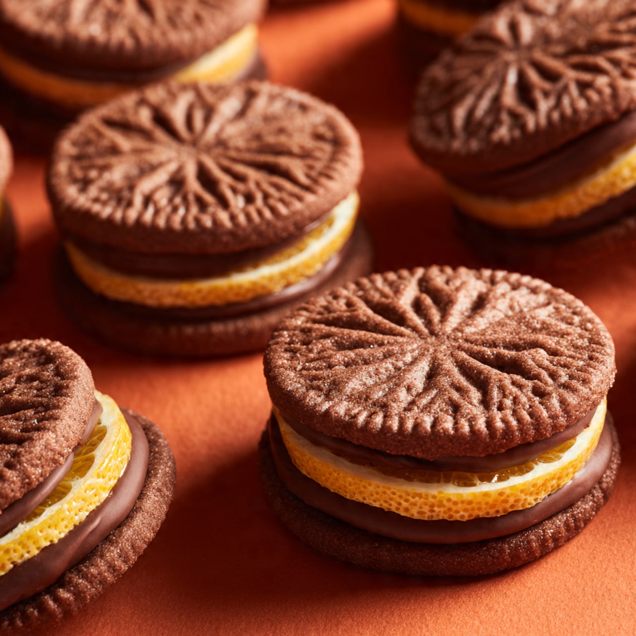 Chocolate Orange Sandwich Cookies