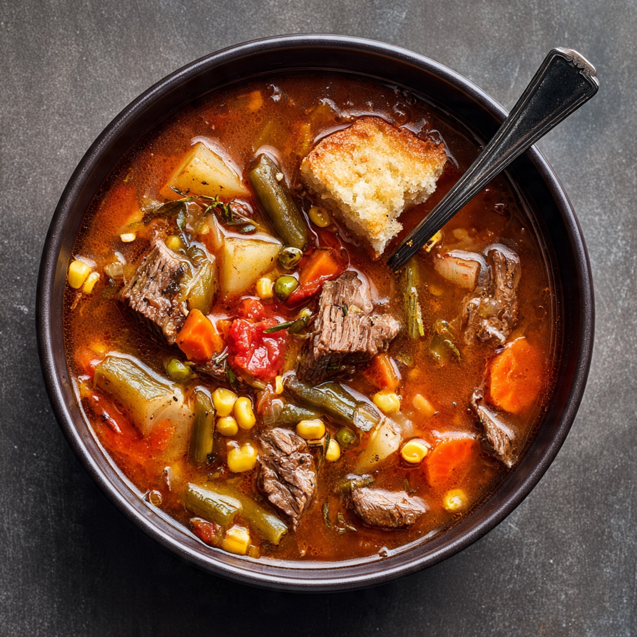 Old Fashioned Vegetable Beef Soup