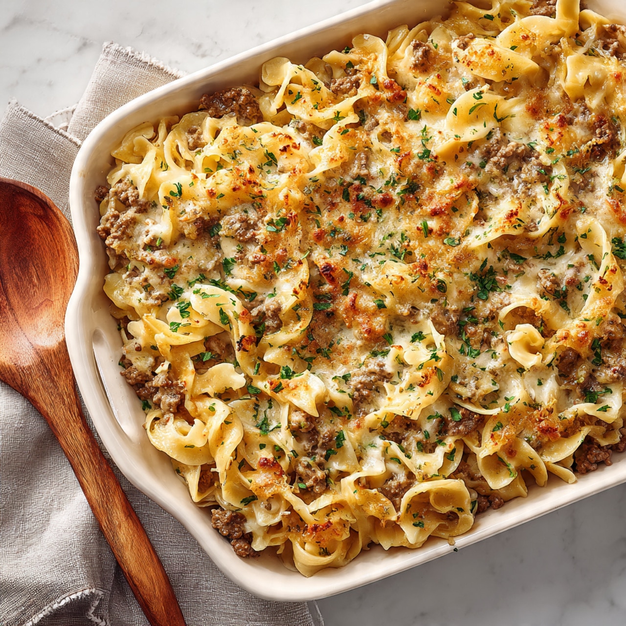 Sour Cream Beef Noodle Casserole