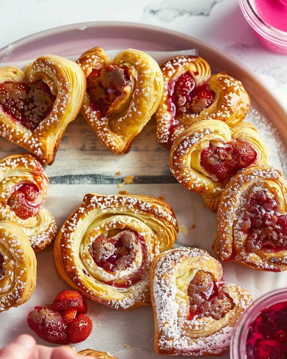Strawberry Palmiers