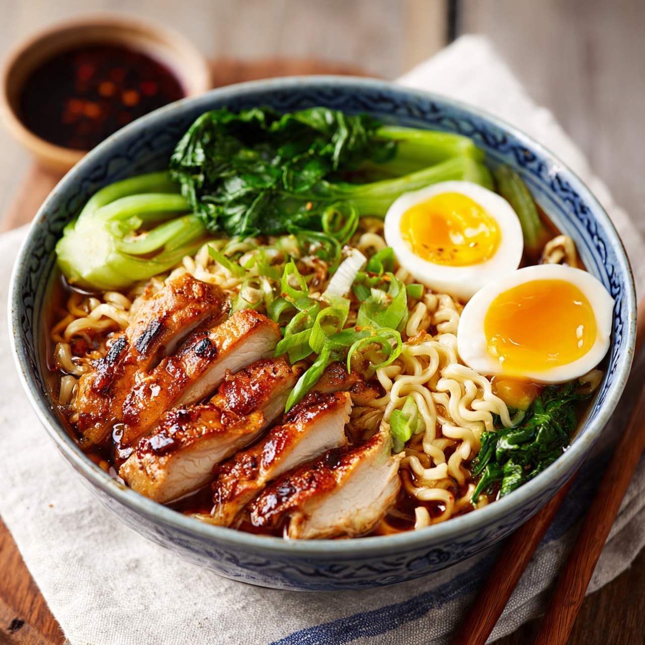 Honey Garlic Chicken Ramen