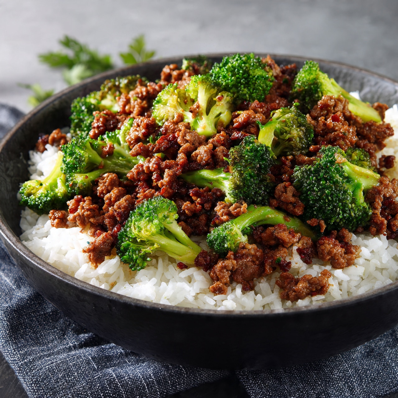 Easy Ground Beef and Broccoli Stir Fry