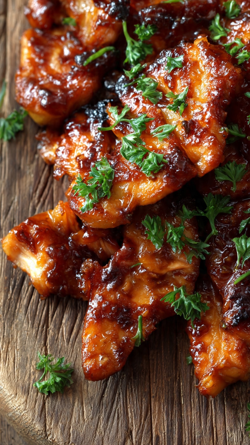 Crockpot Pineapple BBQ Chicken