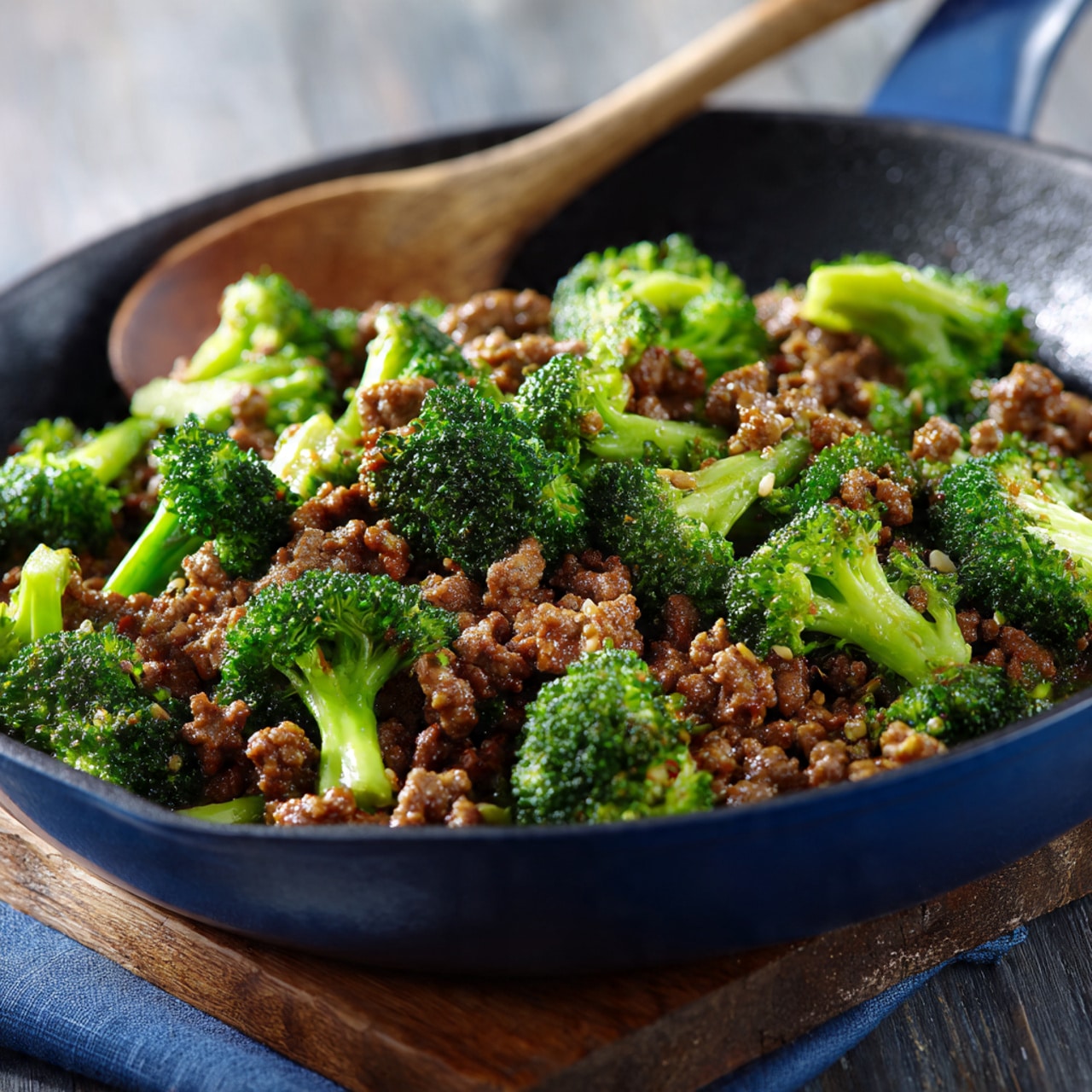 Easy Ground Beef and Broccoli Stir Fry