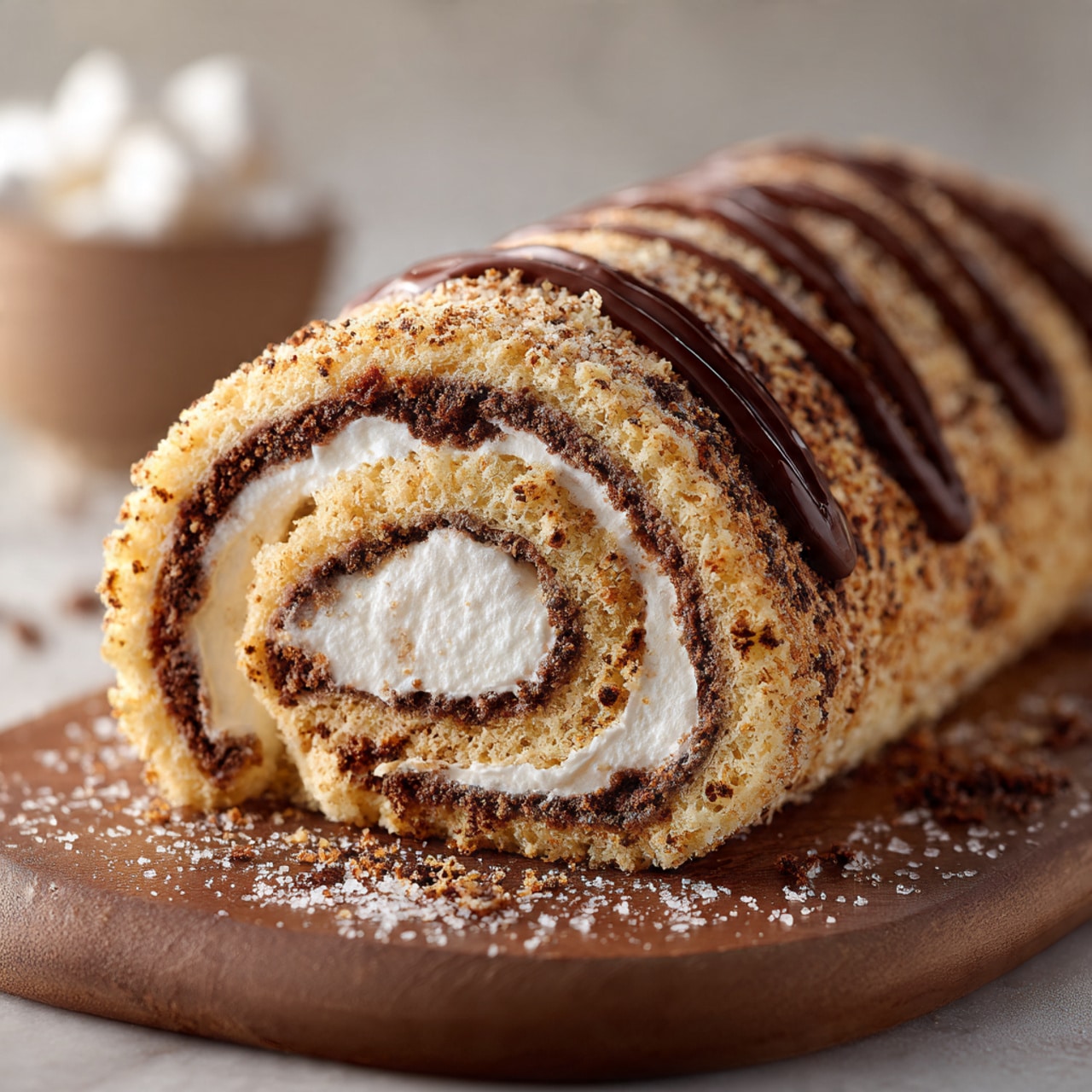 Melt-In-Your-Mouth S’mores Roll-Ups