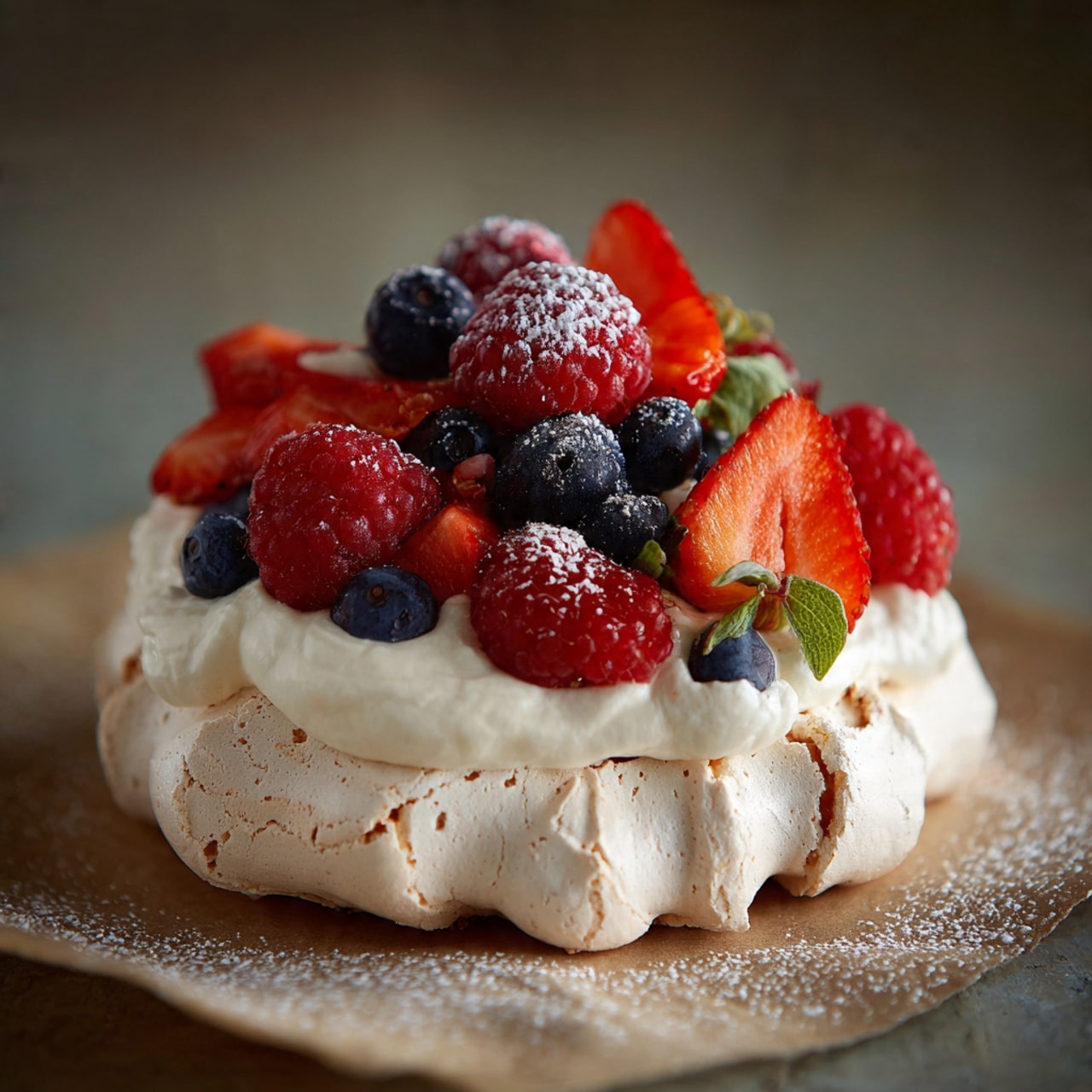 Berry Pavlova Nest