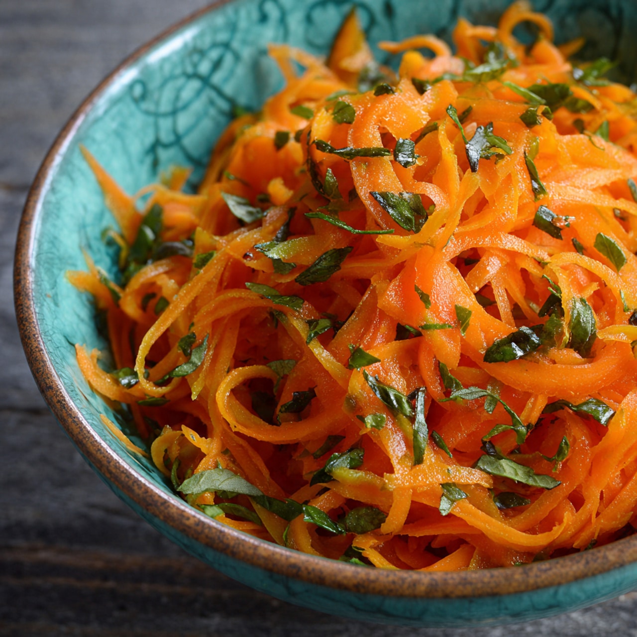 Raw Carrot Salad with Tarragon