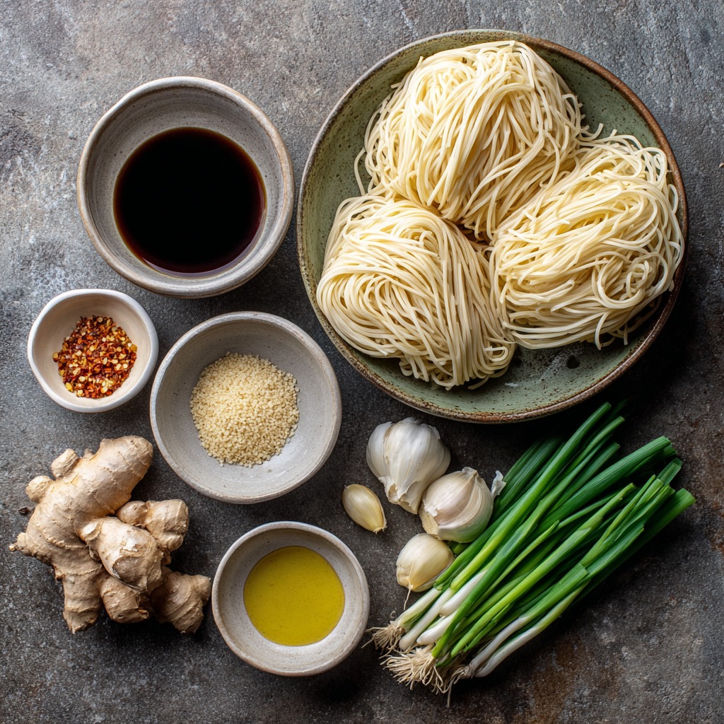 Ginger Garlic Noodle Broth