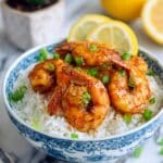 Garlic Butter Shrimp Rice Bowl Recipe
