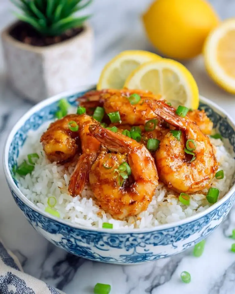 Garlic Butter Shrimp Rice Bowl Recipe