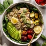 Pesto Chicken Quinoa Bowl Recipe