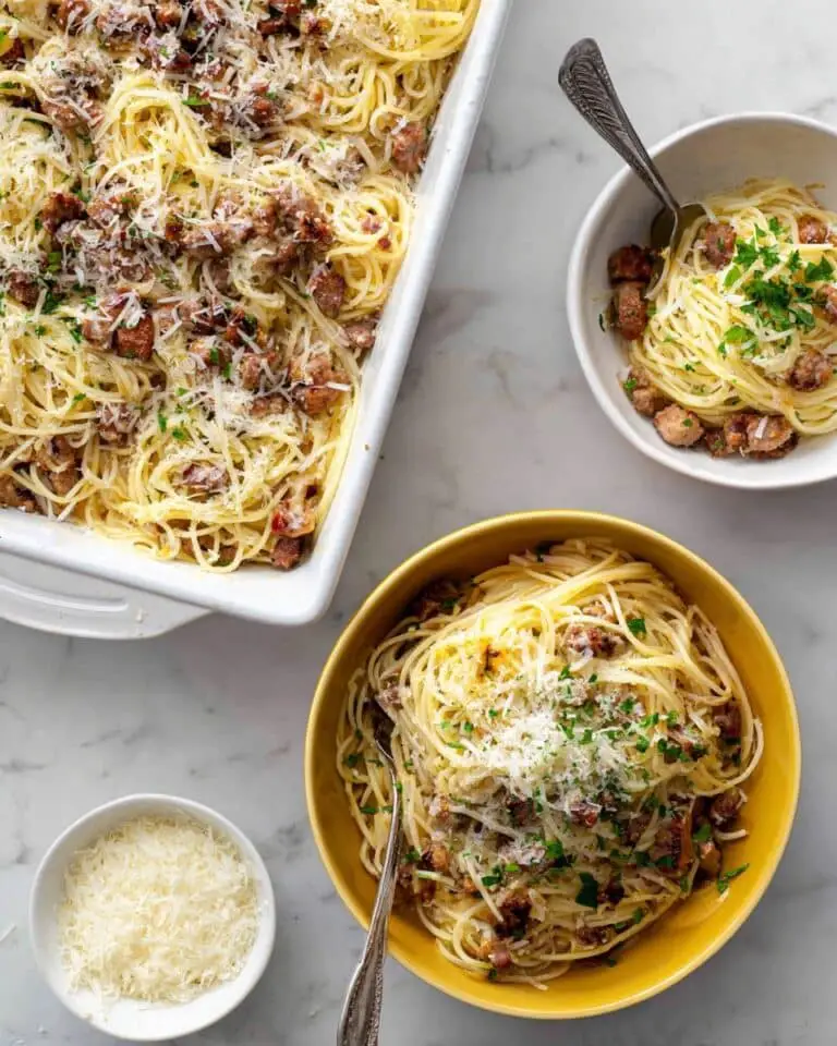 Baked Spaghetti with Cream of Mushroom Soup Recipe