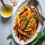 Bright Lemon Carrot Salad with Dates, Pistachios, and Fresh Herbs Recipe