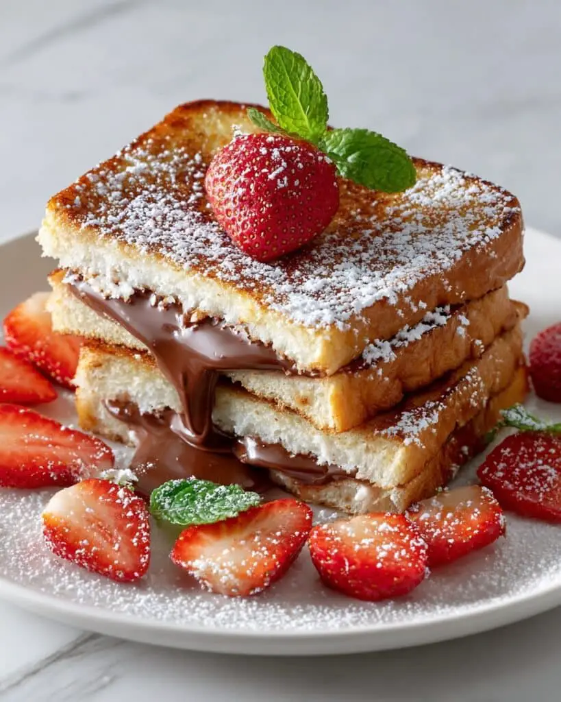 Nutella Stuffed Brioche French Toast Recipe