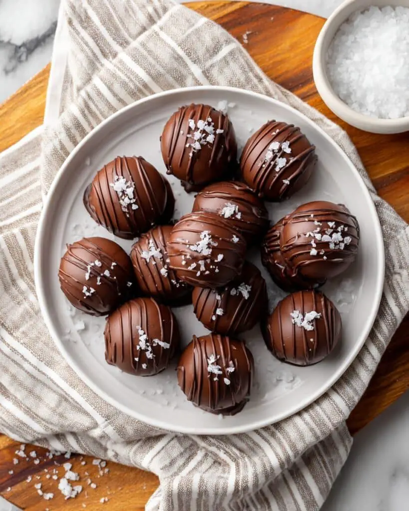 Fudgy Brownie Truffles with Three Coating Options Recipe