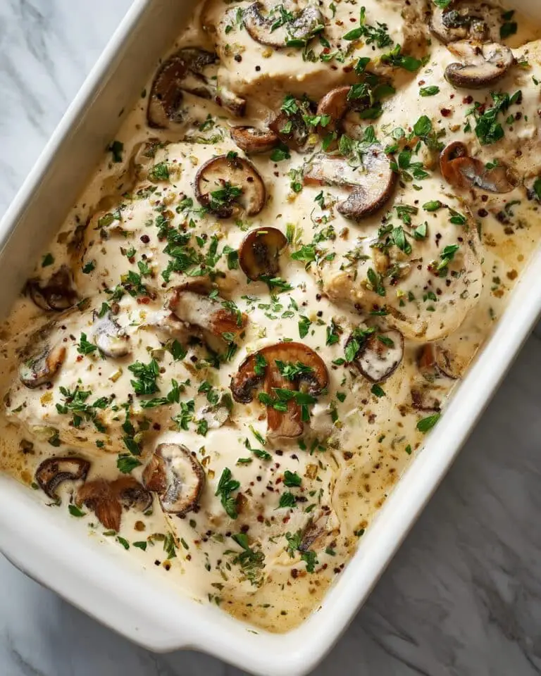 Baked Mushroom Chicken Recipe