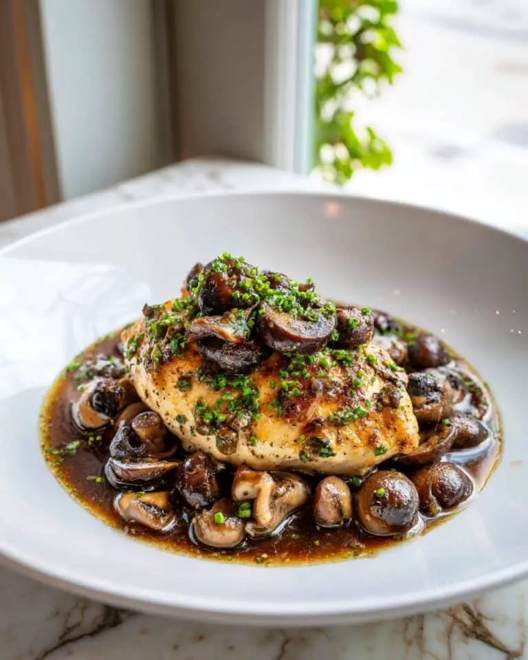 Balsamic Glazed Chicken and Mushrooms Recipe
