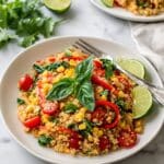 Summer Grilled Mexican Street Corn Quinoa Salad Recipe