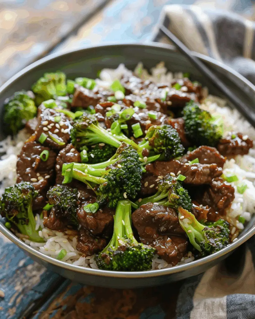 Chinese Beef and Broccoli