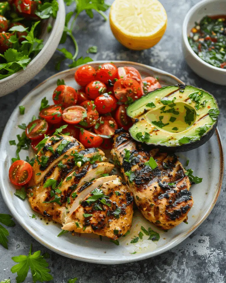 Grilled California Avocado Chicken
