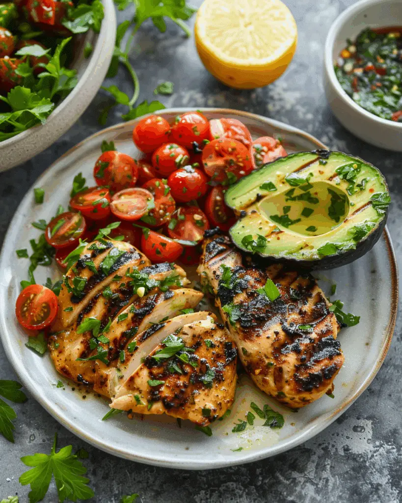 Grilled California Avocado Chicken