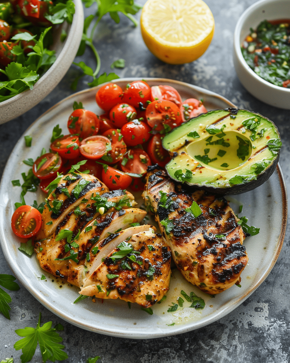 Grilled California Avocado Chicken