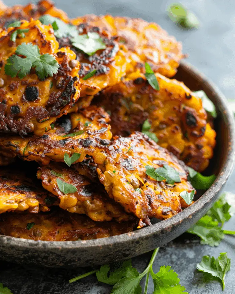 Easy Lentil Fritters
