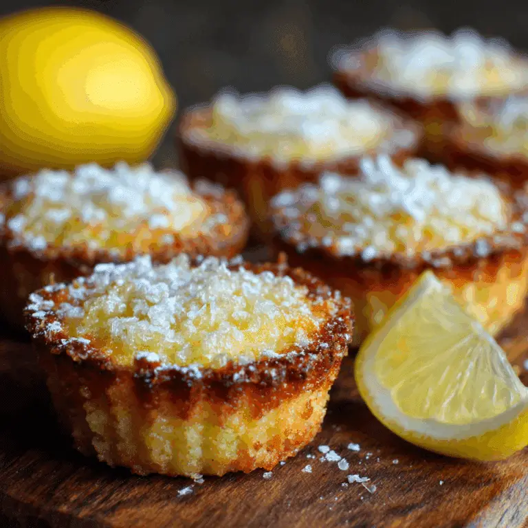 Mini Baby Lemon Impossible Pies