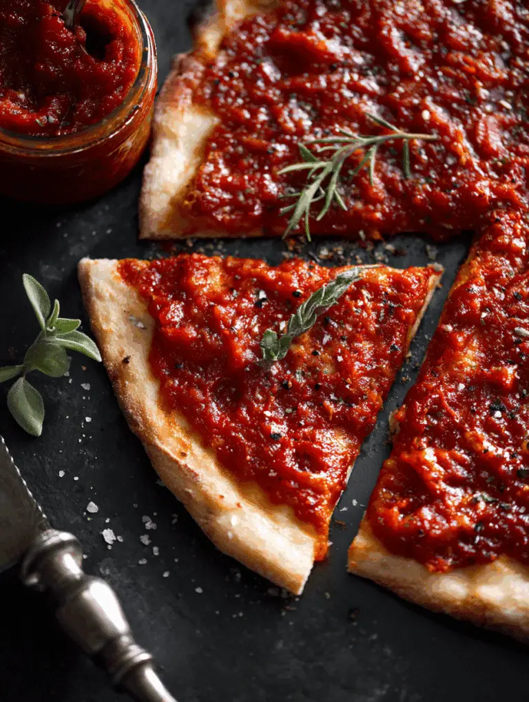 Homemade Tomato Pizza Sauce