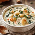 Copycat Olive Garden Chicken Gnocchi Soup Recipe