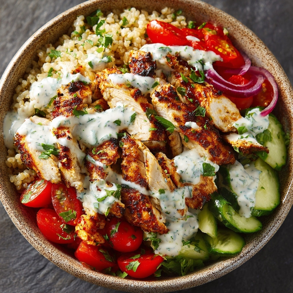 Delicious Chicken Shawarma Bowl Recipe