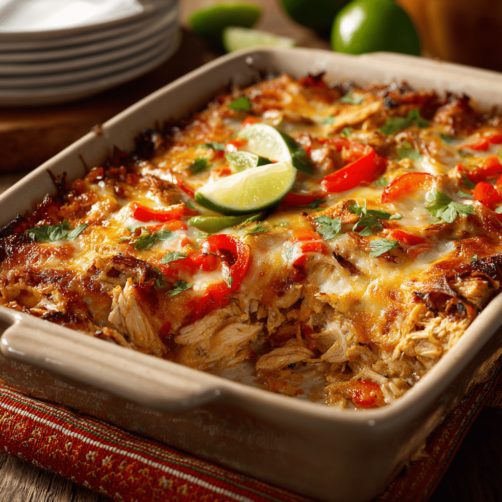Chicken Fajita Casserole