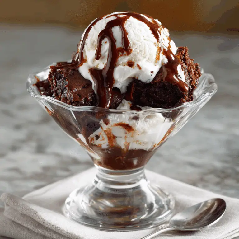 Brownie Sundae