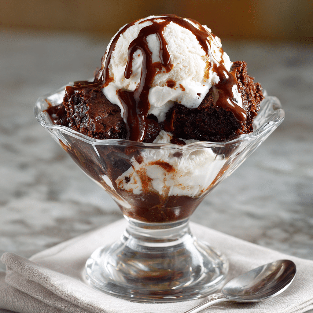 Brownie Sundae