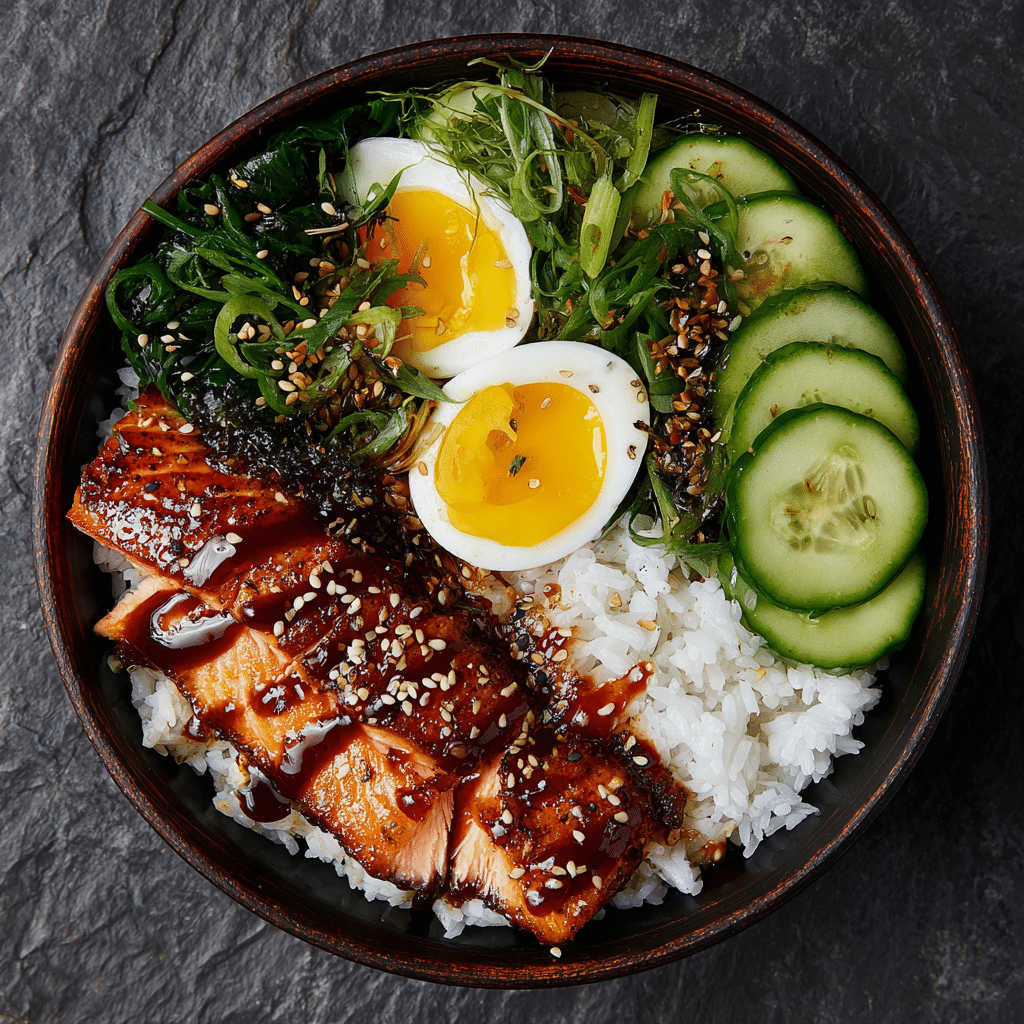 Salmon Teriyaki Bowl: A Perfect Blend of Sweet Heat and Juicy Flavor