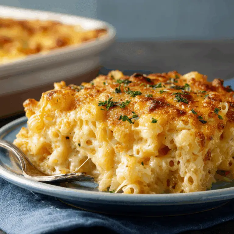 The Ultimate Cheesy Baked Macaroni