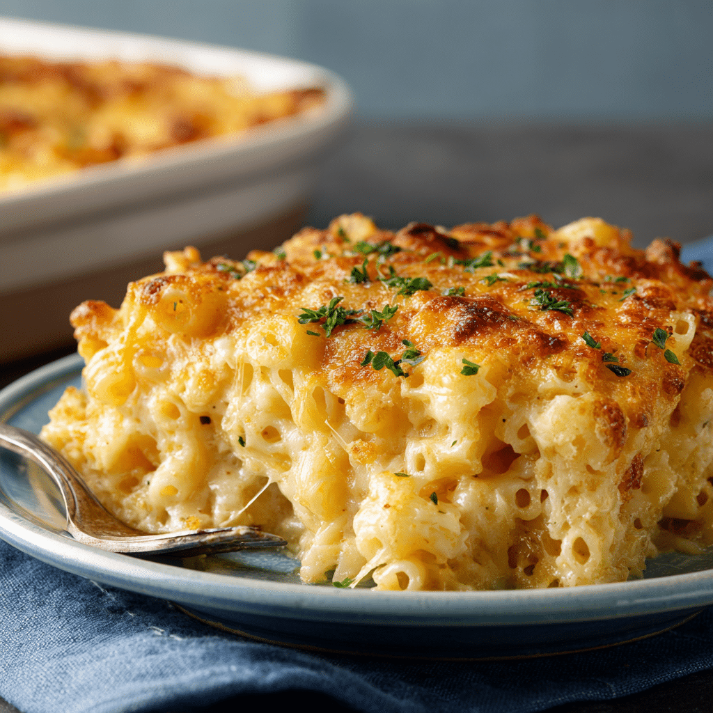 The Ultimate Cheesy Baked Macaroni