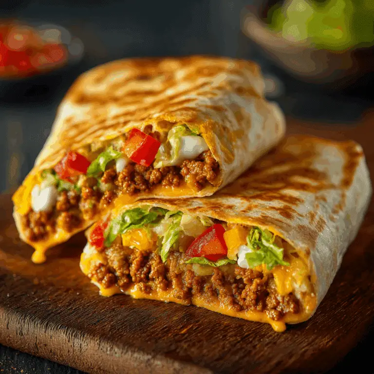 Cheesy Taco Bell Quesarito