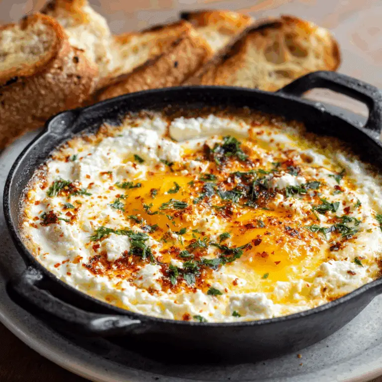 Baked Feta Eggs
