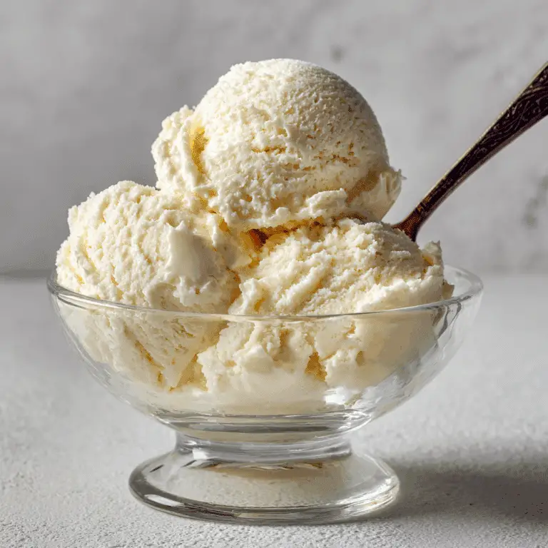 Homemade Vanilla Ice Cream