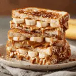 Grilled Peanut Butter Banana Sandwich