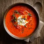 Roasted Tomato and Red Pepper Soup