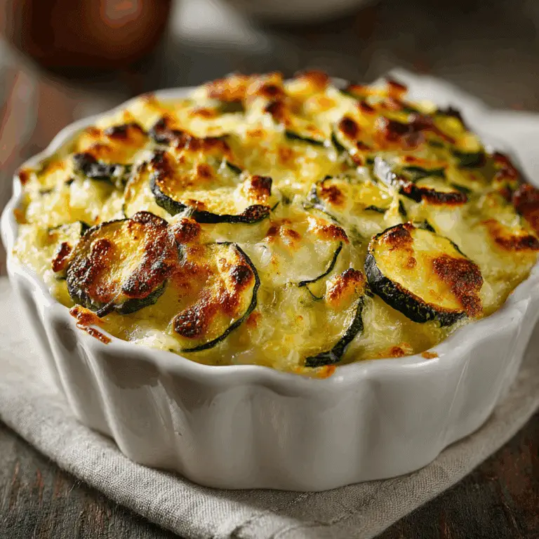 Baked Zucchini Cheese