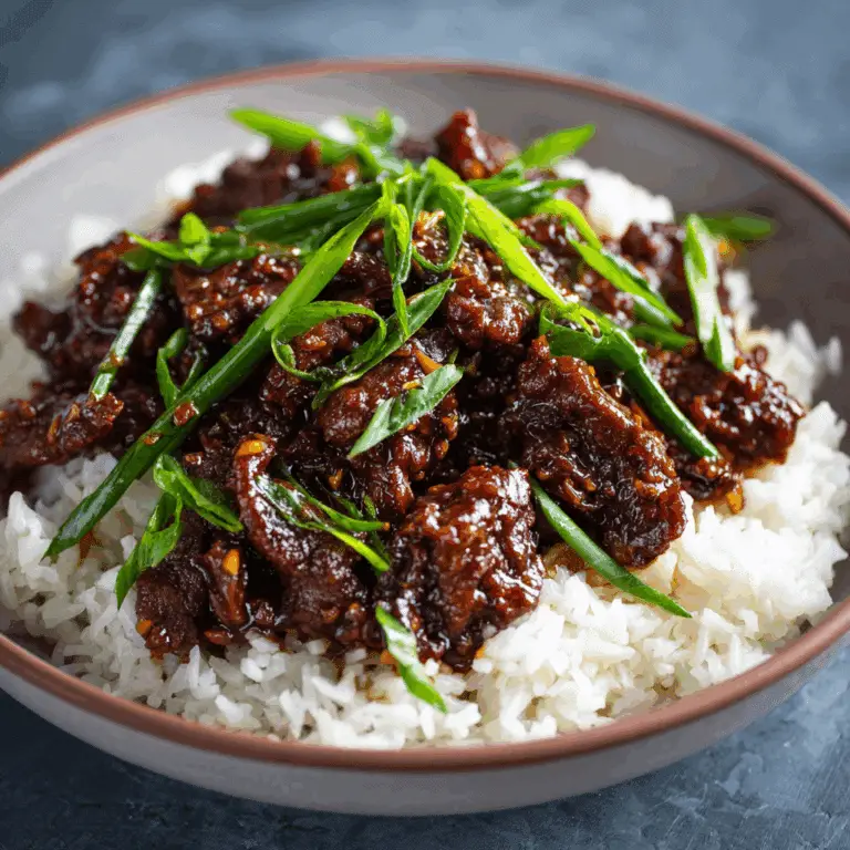 Easy Mongolian Beef