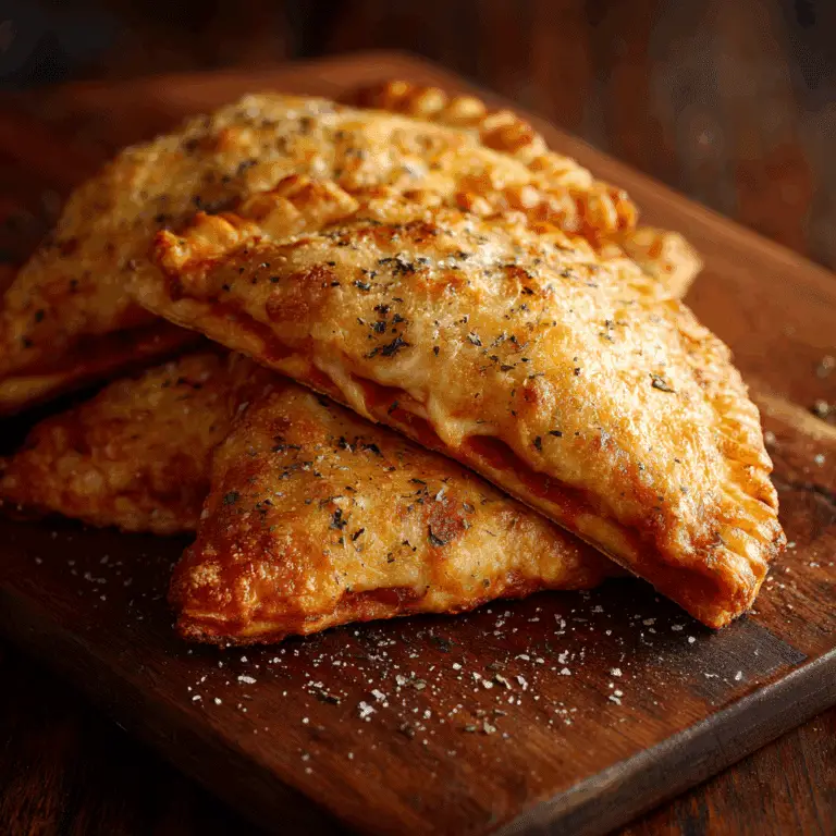 Homemade Cheesy Pizza Pockets