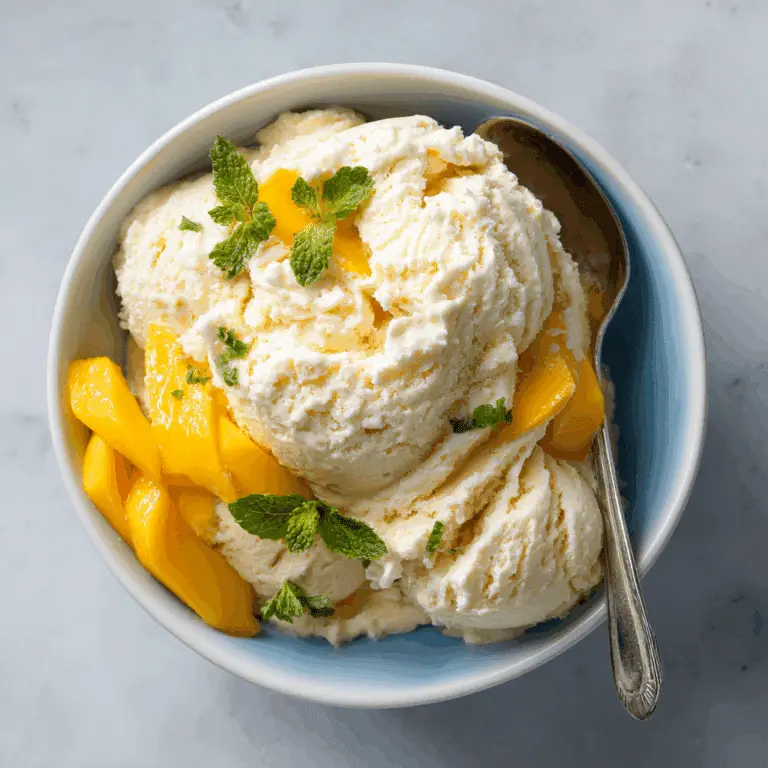 Coconut Mango Ice Cream