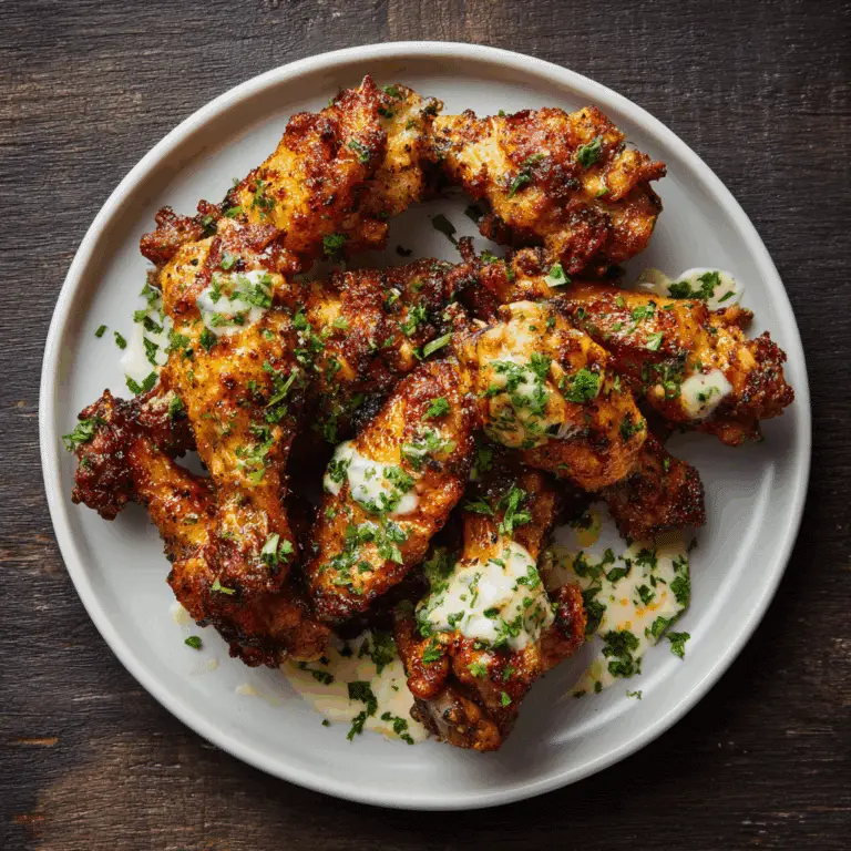 Alfredo Chicken Wings