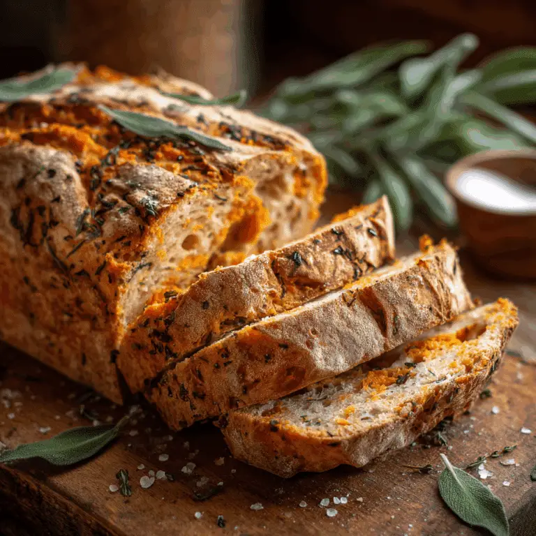 Rustic Sweet Potato and Sage Artisan Loaf