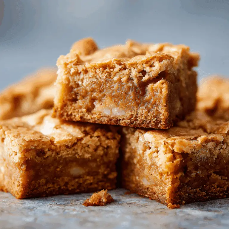 Grandma’s Chewy Butterscotch Blondies