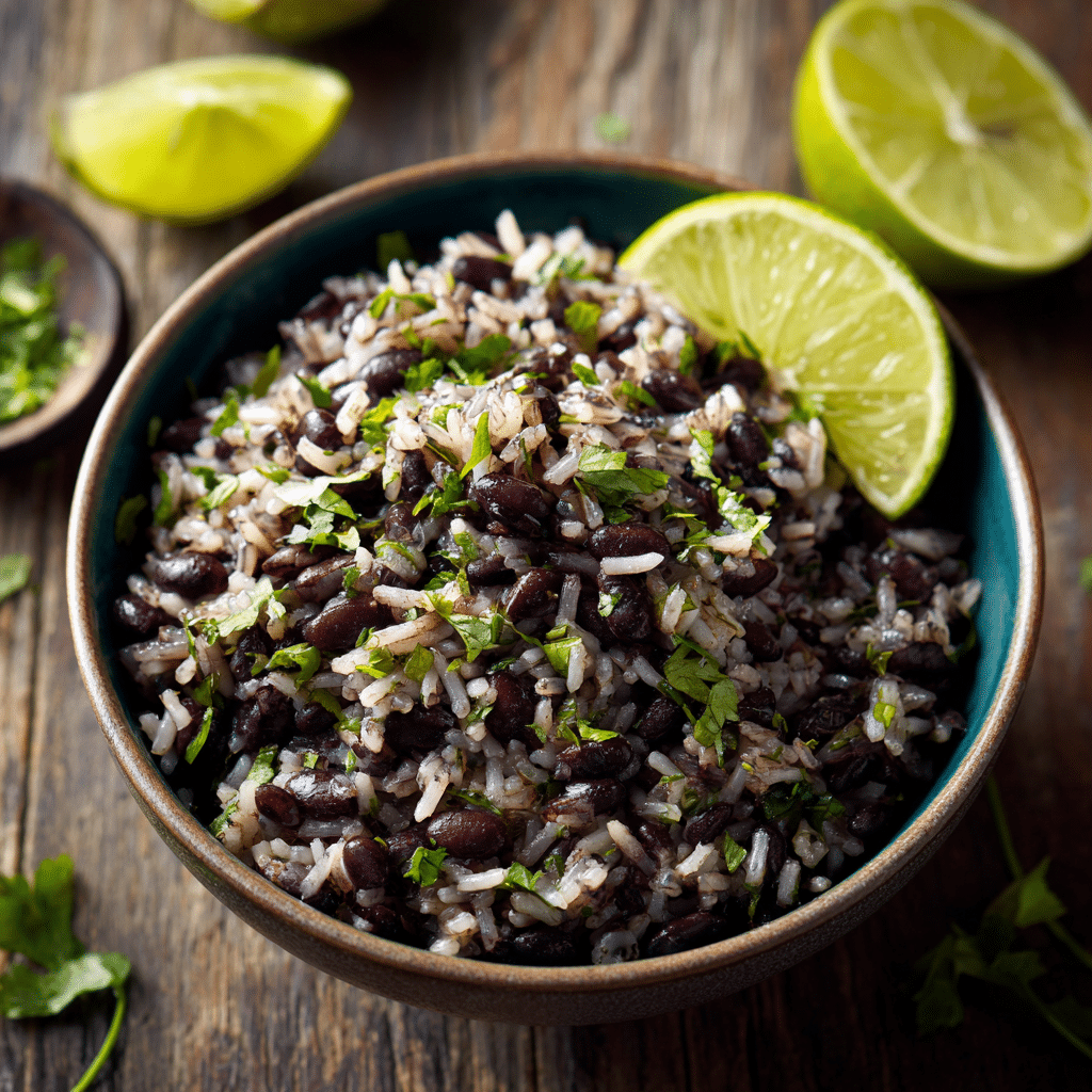Cilantro-Lime Black Bean Rice